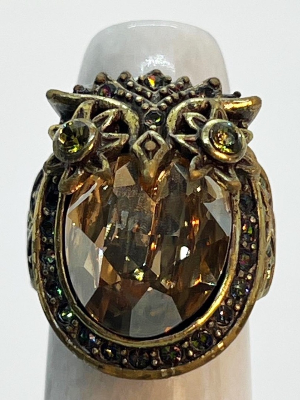 NWOT Heidi Daus Owl Ring Size 6